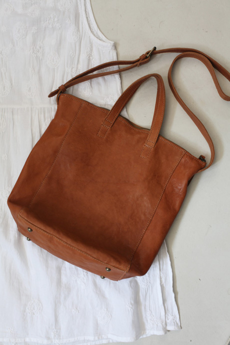 Leather bag 2. (tan)