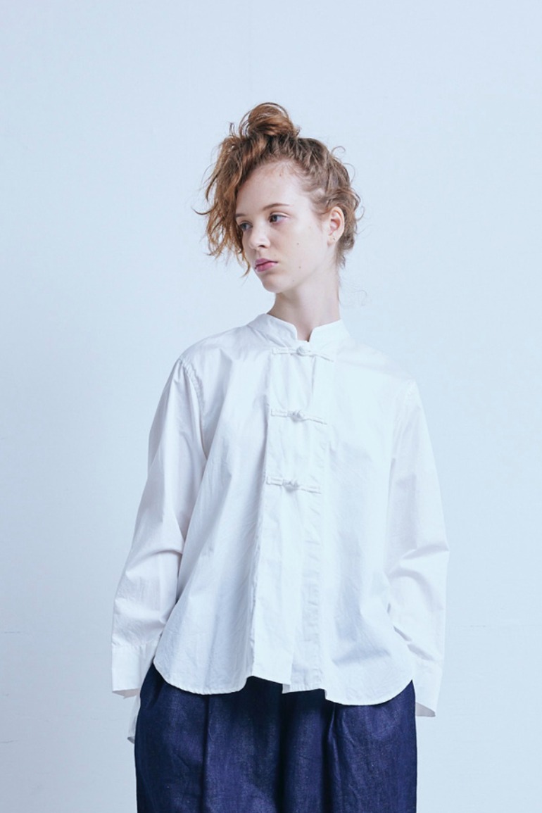 Modernize china blouse (white, black)