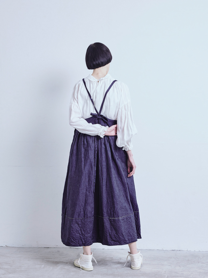Indigo string skirt (indigo)