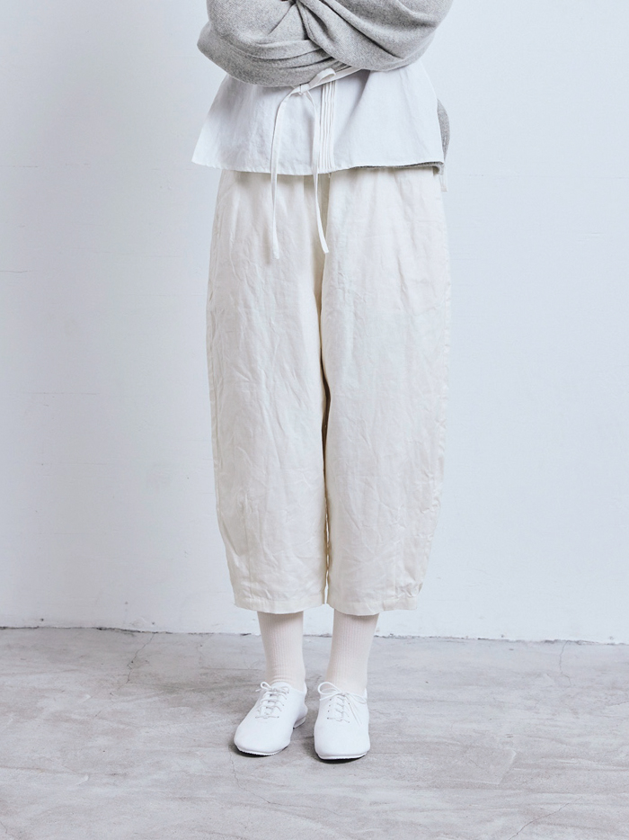Aino coating pants (coating white)